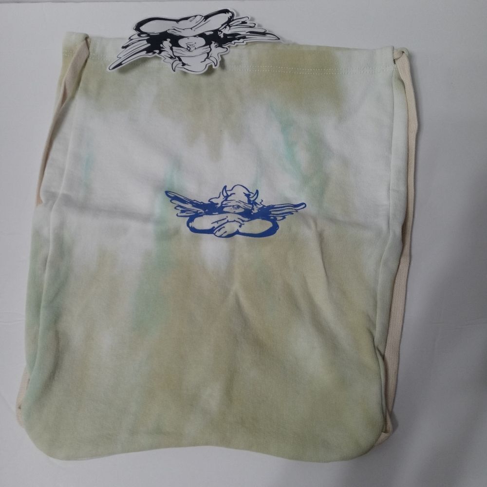 Boys lie green draw string bag 12×15